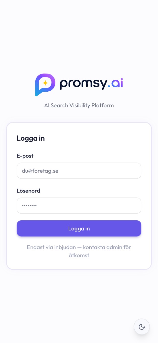Sign-in on mobile